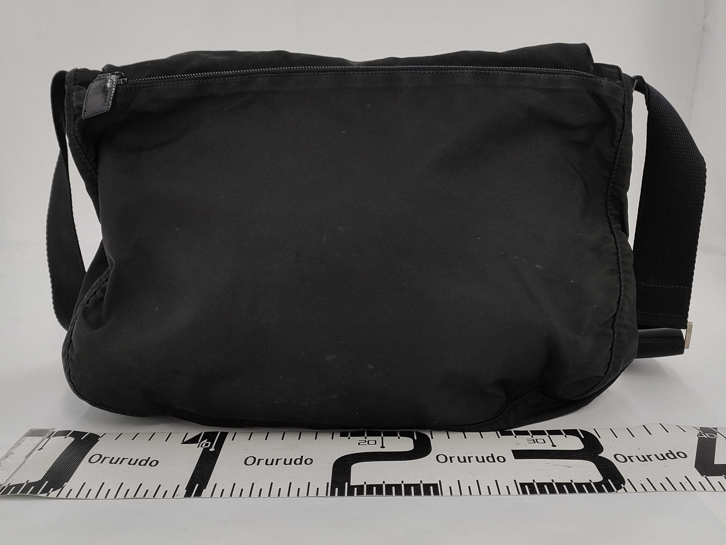 PRADA nylon messenger shoulder bag