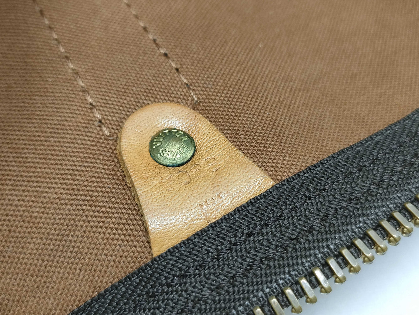 LOUIS VUITTON Monogram M41424 Keepall 55 Boston Bag