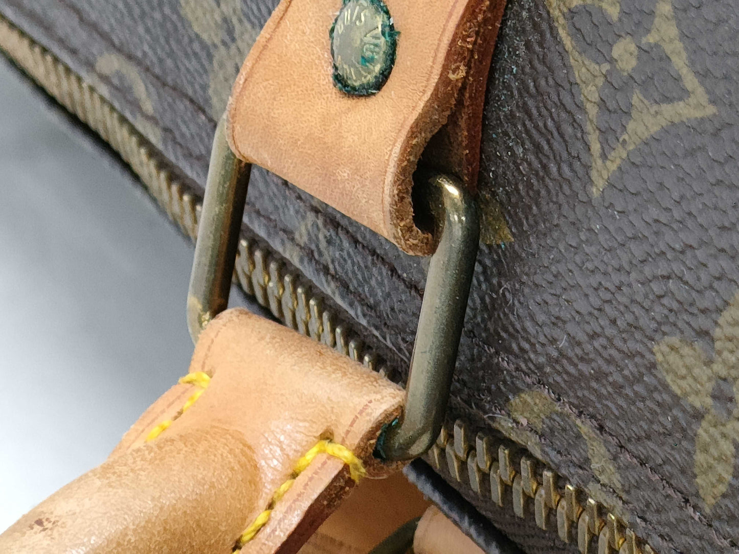 LOUIS VUITTON Monogram M41424 Keepall 55 Boston Bag