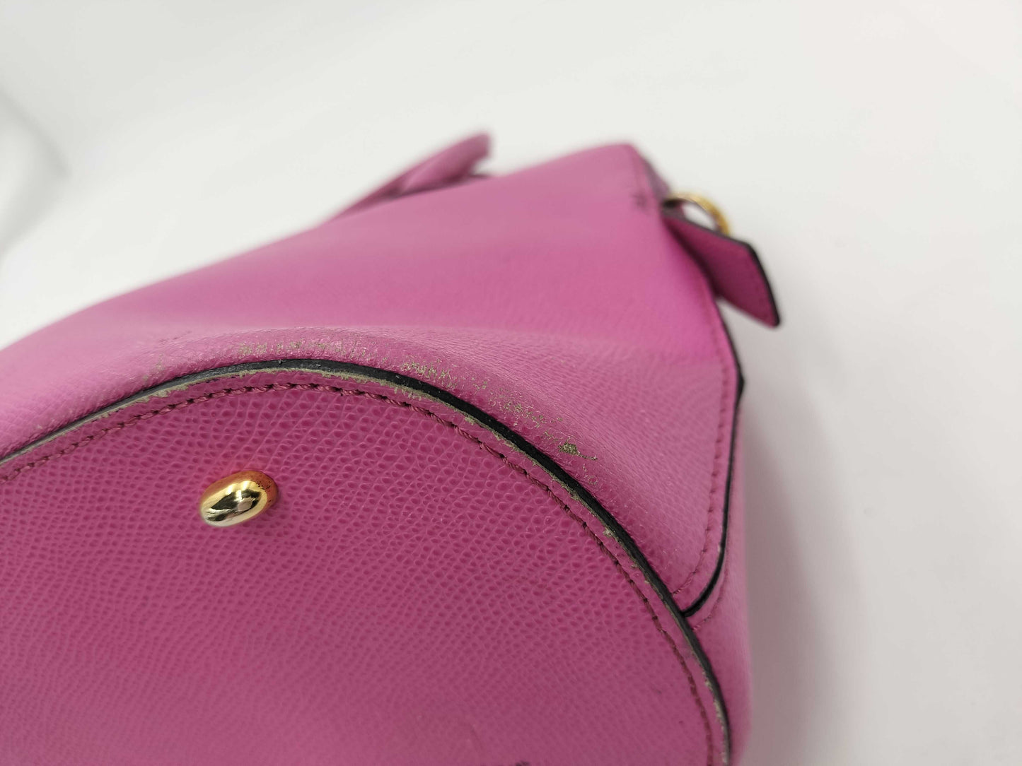 CELINE Handbag Leather Pink Handbag