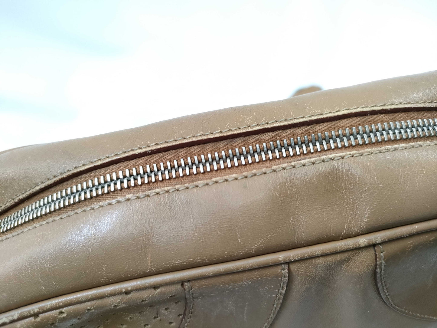 PRADA Punching Hand Mini Boston Handbag