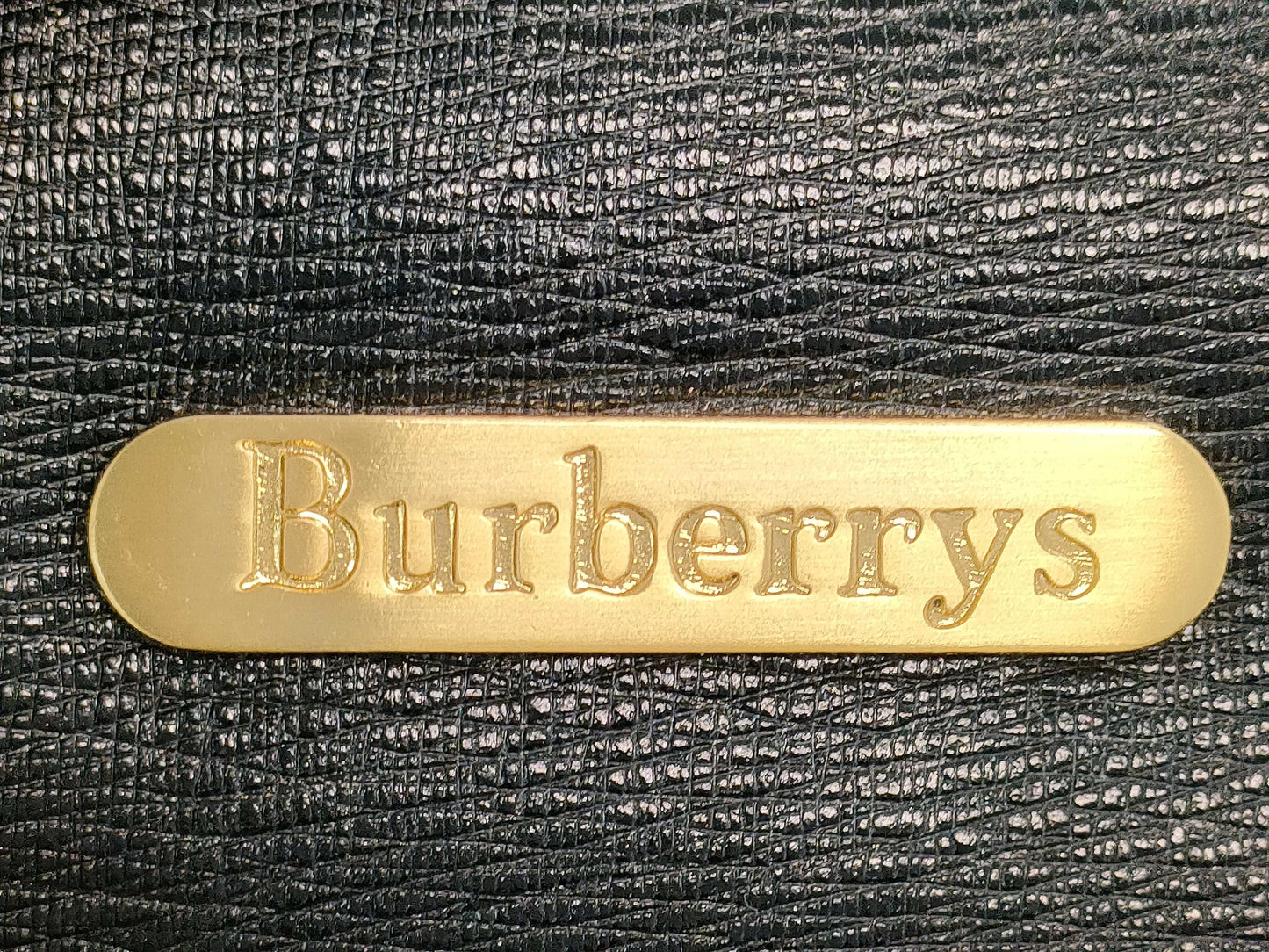 BURBERRY Cylindrical Leather Bag Handbag