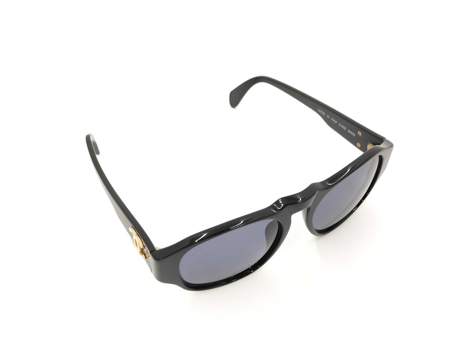 CHANEL 01452 94305 Coco Mark Black Sunglasses Sunglasses and Glasses
