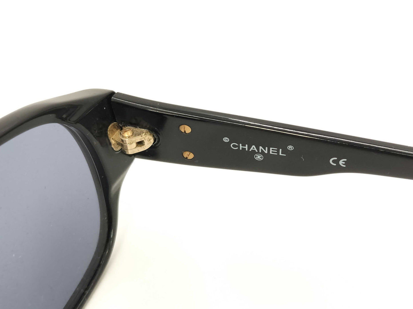 CHANEL 01452 94305 Coco Mark Black Sunglasses Sunglasses and Glasses
