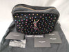 Yves Saint Laurent Suede Rhinestone Fringe Shoulder Bag