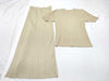 ISSEY MIYAKE Pleats Please Set, Beige, Other Apparel