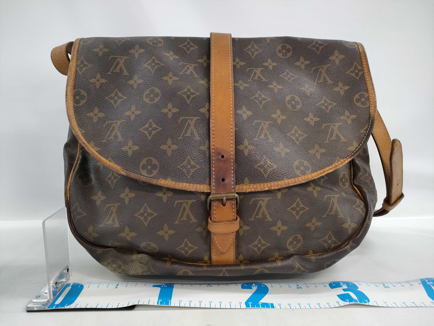 LOUIS VUITTON Monogram M42254 Saumur 35 Shoulder Bag