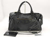 BALENCIAGA The Giant City 115748 1000 Handbag with missing plate