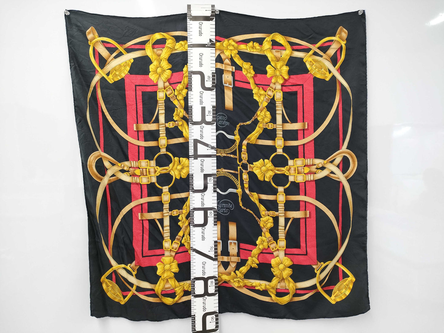 HERMES Carré 90 Crano Manege "Great Training Technique" Scarf Scarf