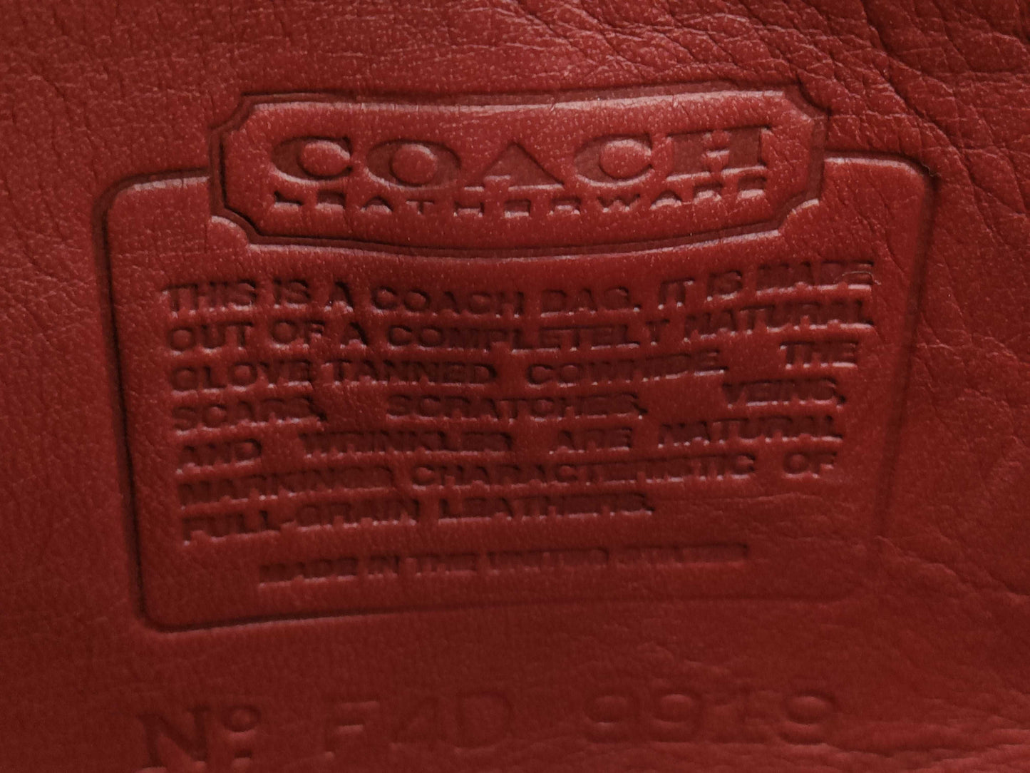 COACH Old Coach 9919 Shoulder Bag