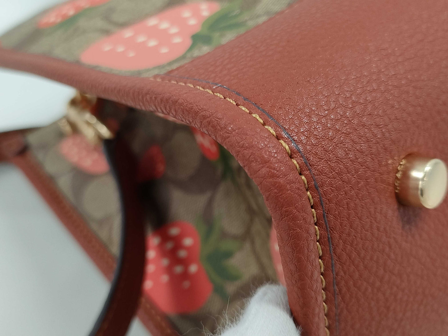 COACH Signature Strawberry 2-way Shoulder Bag M2277-CH325