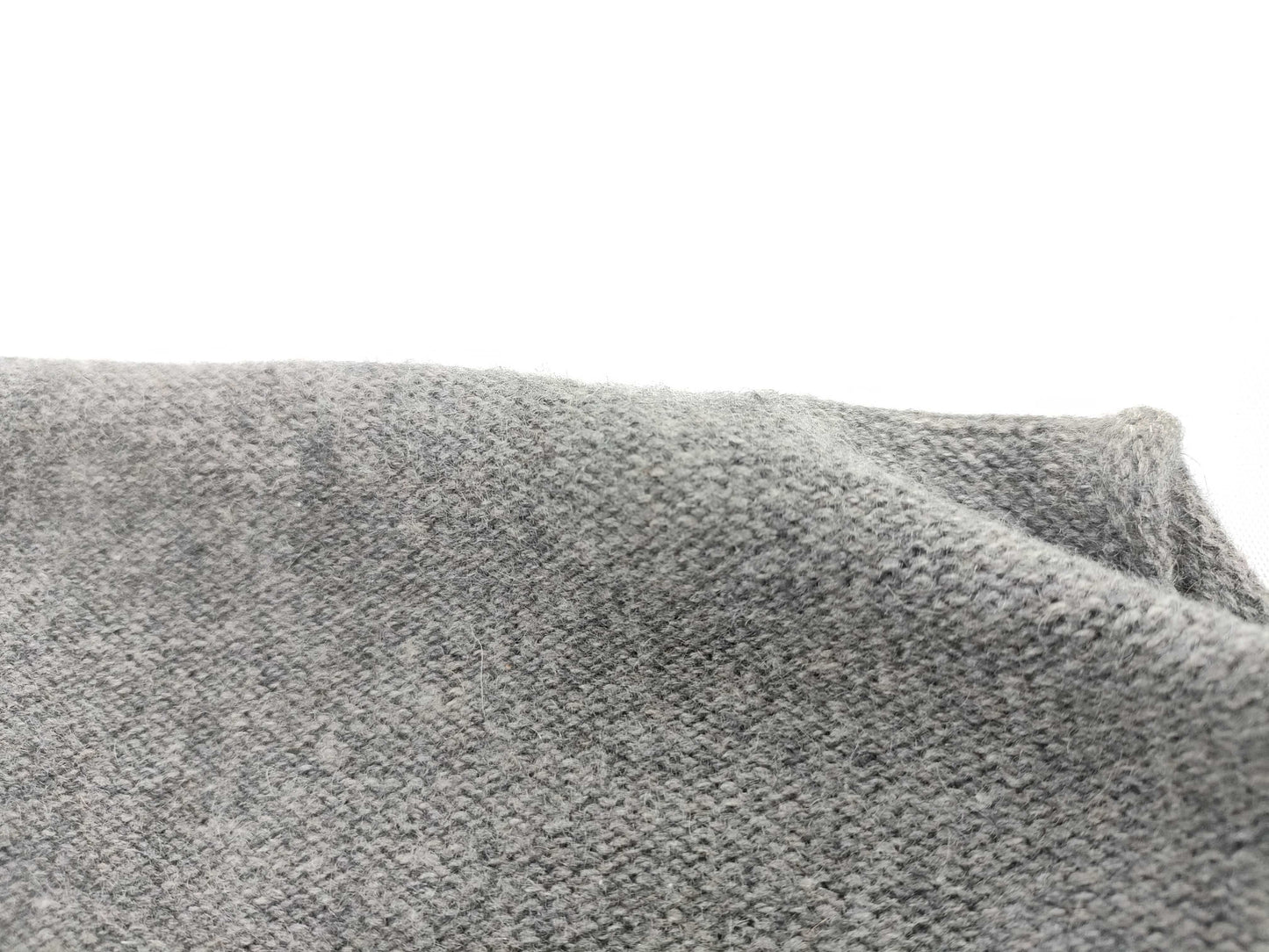 HERMES turtleneck sleeveless knit top, 100% cashmere, gray