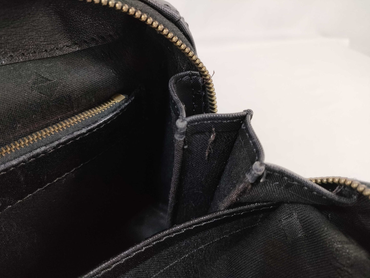 MCM Nylon x Leather Mini Boston Bag
