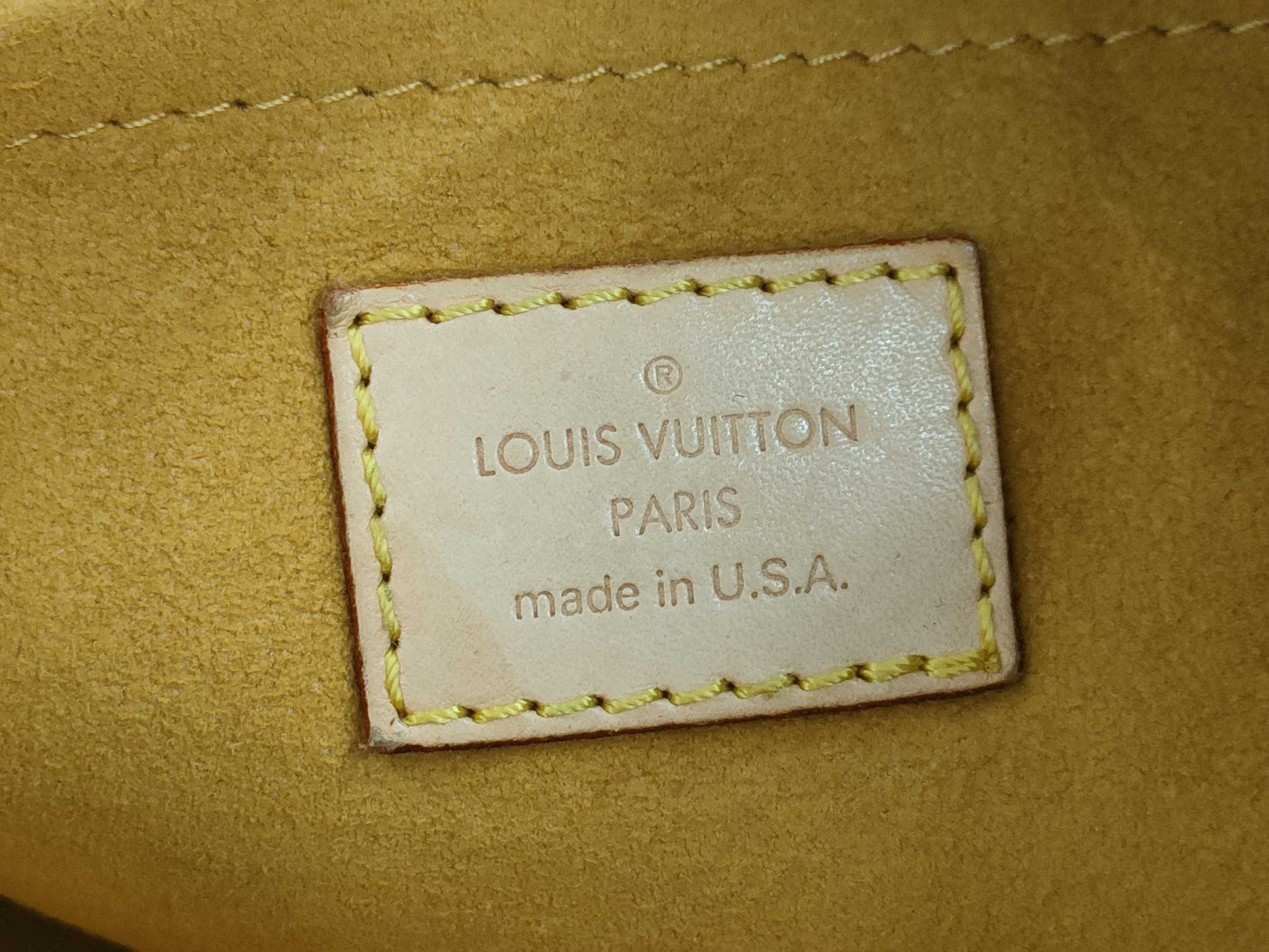 LOUIS VUITTON Monogram Denim Baggy PM Shoulder Bag