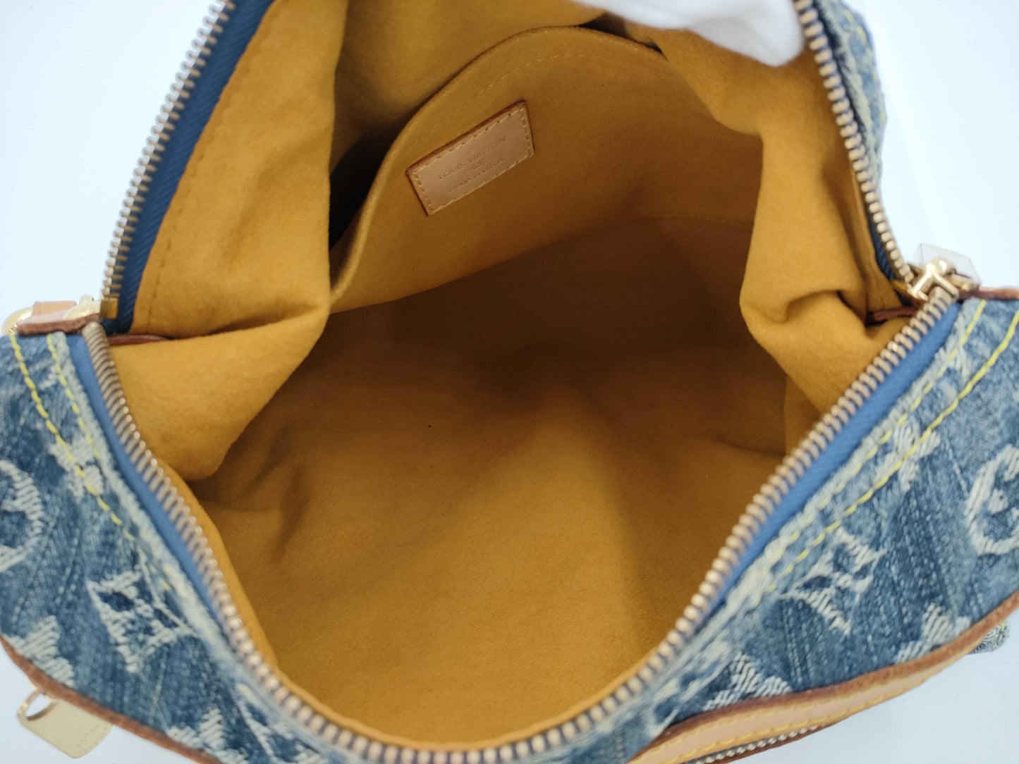 LOUIS VUITTON Monogram Denim Baggy PM Shoulder Bag