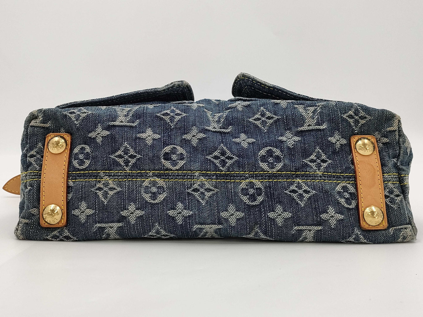 LOUIS VUITTON Monogram Denim Baggy PM Shoulder Bag