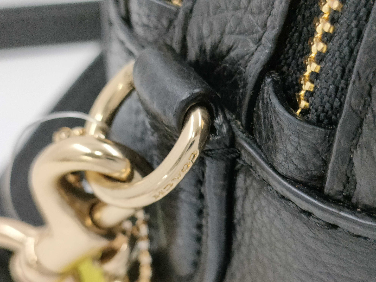 COACH F39856 Leather Shoulder Bag