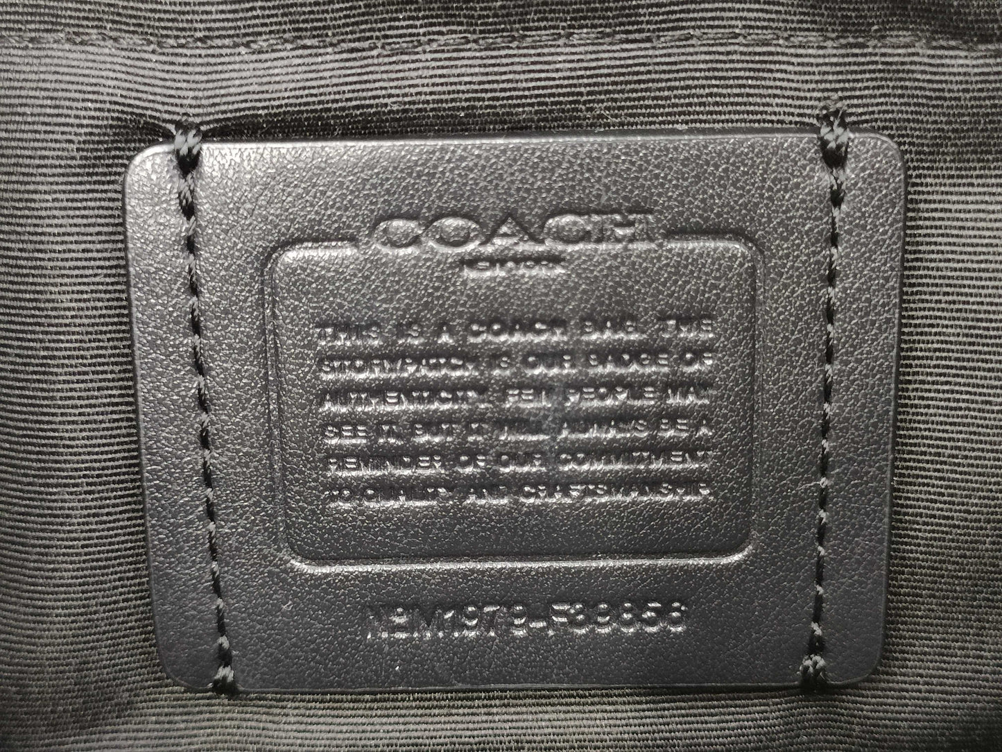 COACH F39856 Leather Shoulder Bag