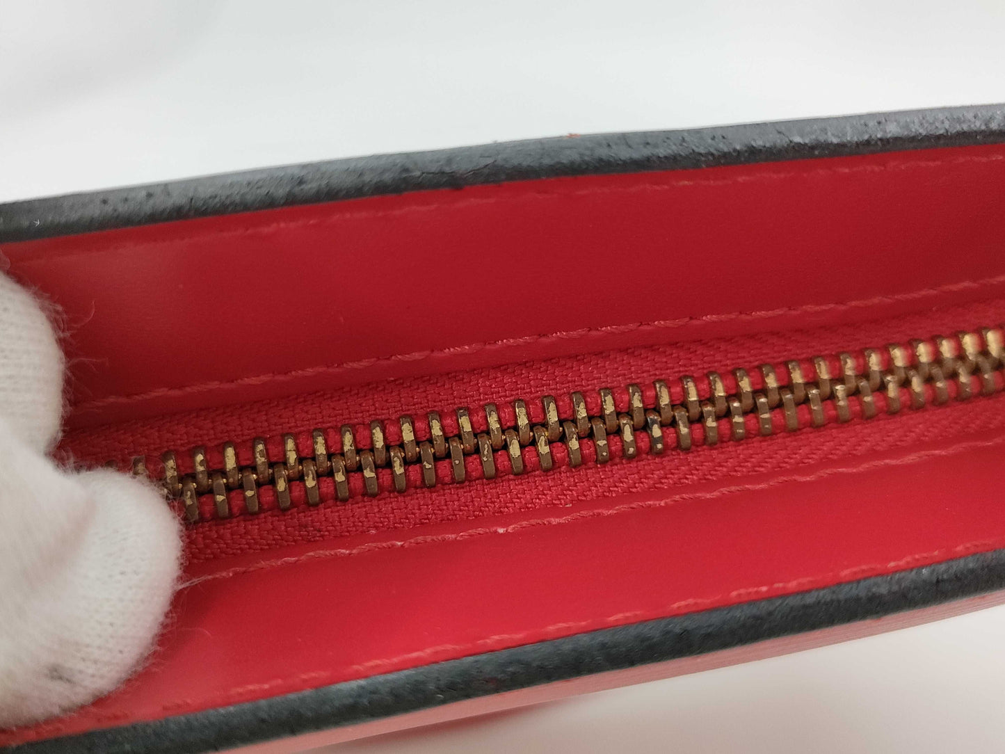 LOUIS VUITTON Epi Saint-Jacques Red Handbag