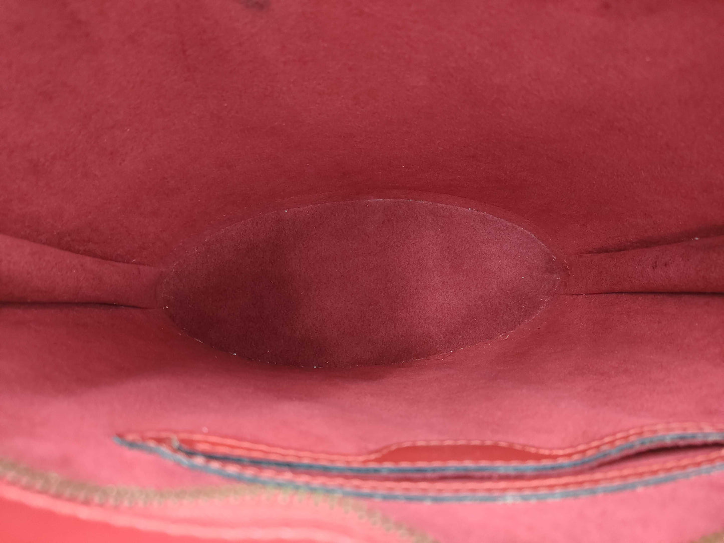 LOUIS VUITTON Epi Saint-Jacques Red Handbag