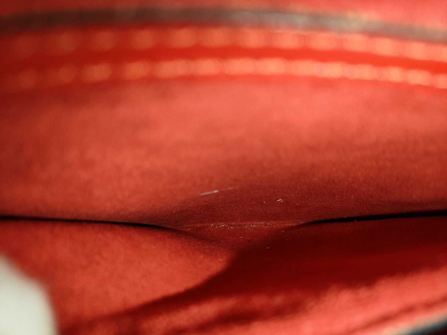 LOUIS VUITTON Epi Saint-Jacques Red Handbag