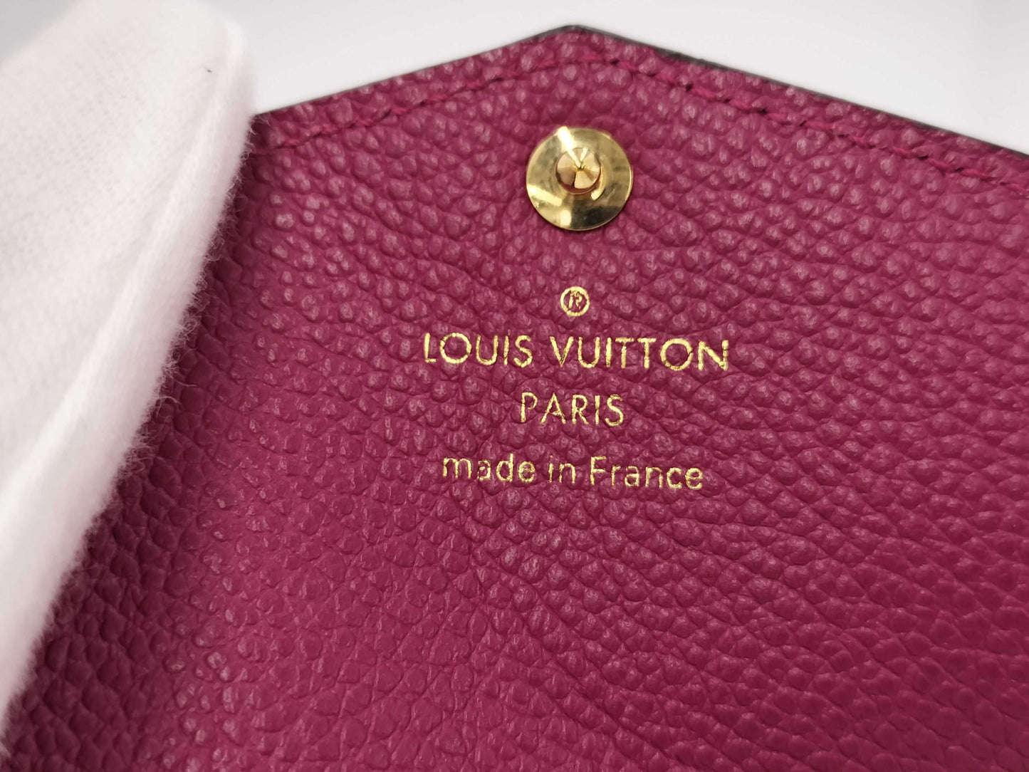 LOUIS VUITTON Monogram Empreinte/Pochette Cle Pouch Card Case/Pass Case/Business Card Holder