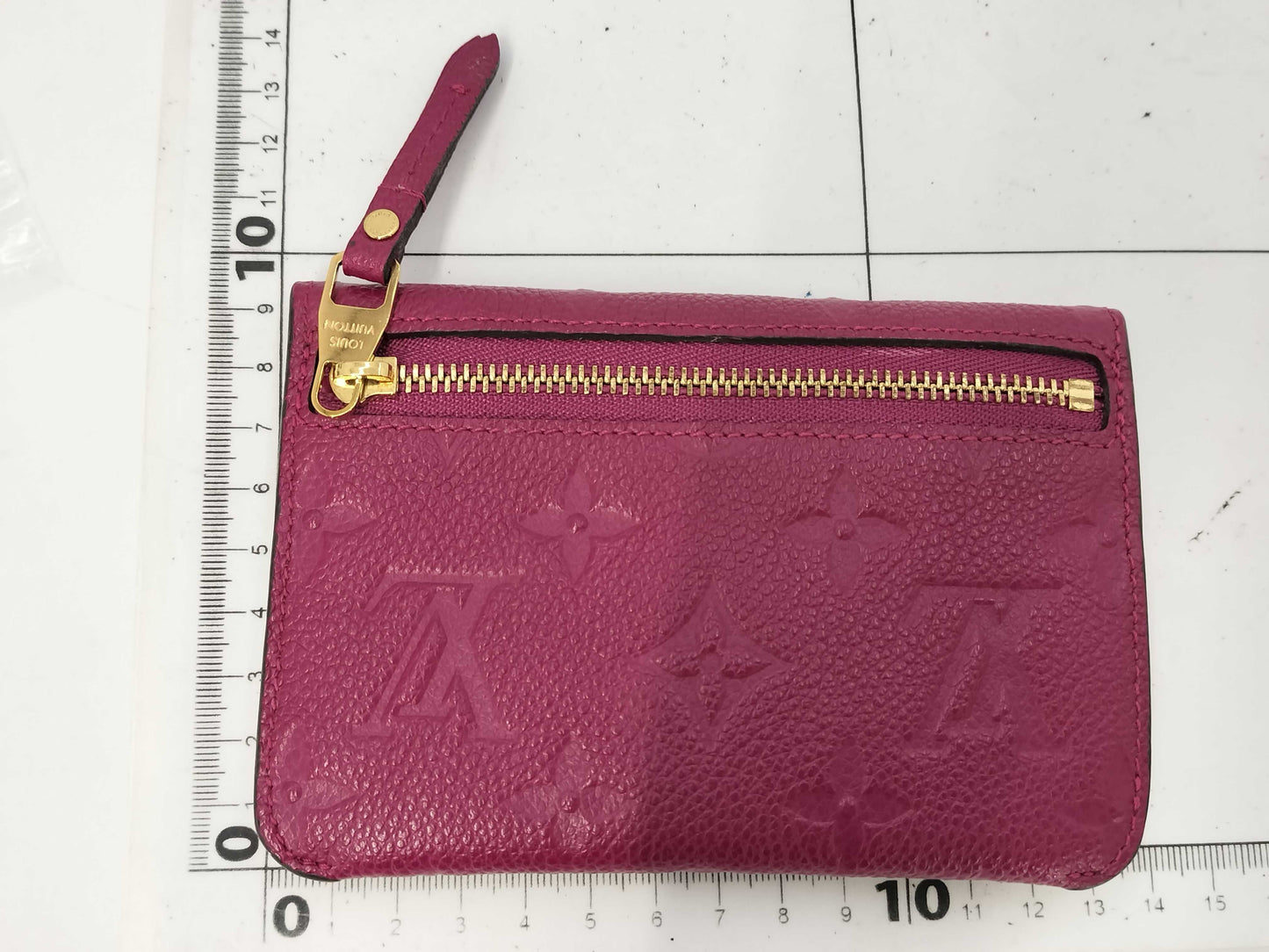 LOUIS VUITTON Monogram Empreinte/Pochette Cle Pouch Card Case/Pass Case/Business Card Holder