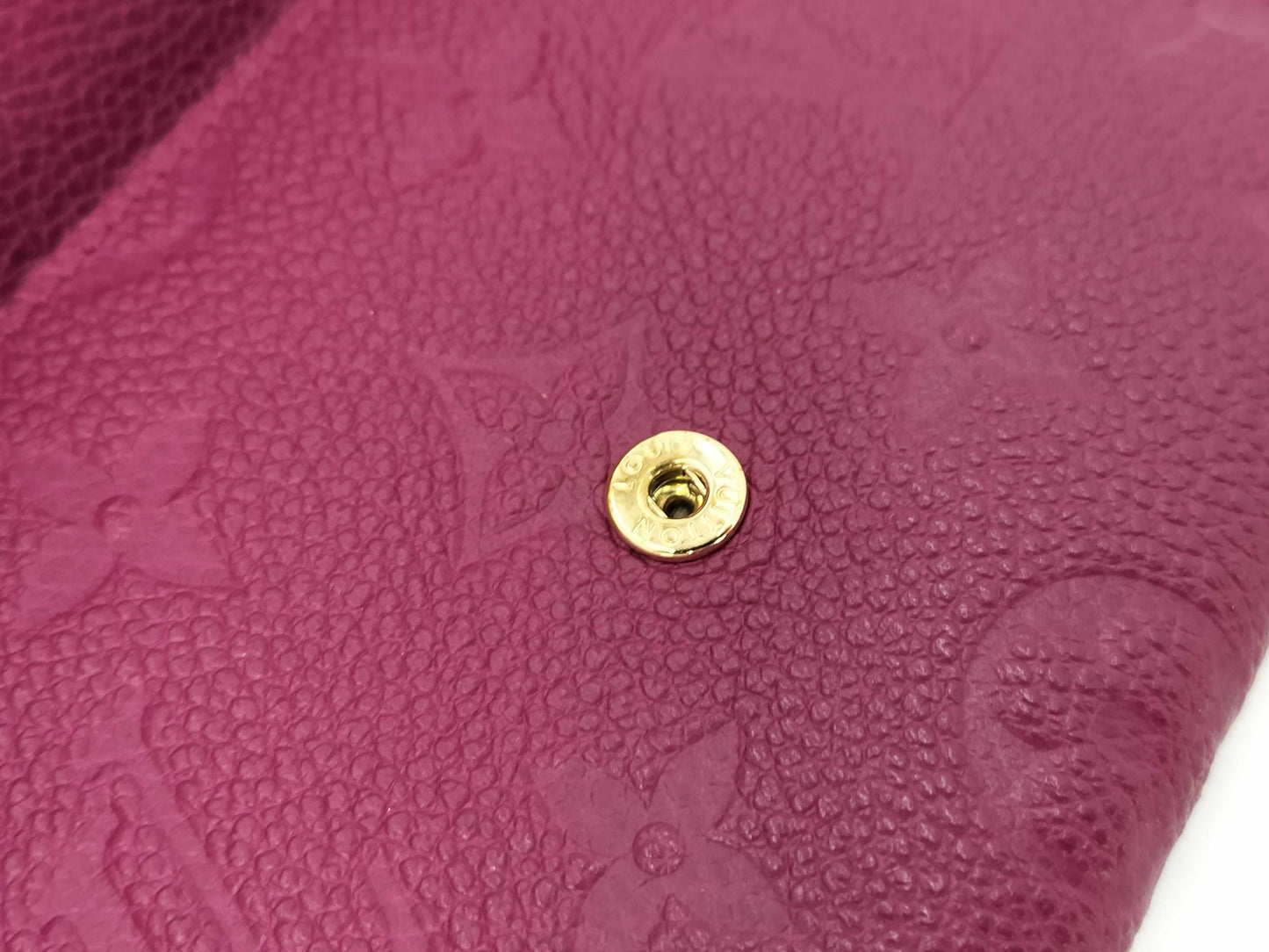 LOUIS VUITTON Monogram Empreinte/Pochette Cle Pouch Card Case/Pass Case/Business Card Holder