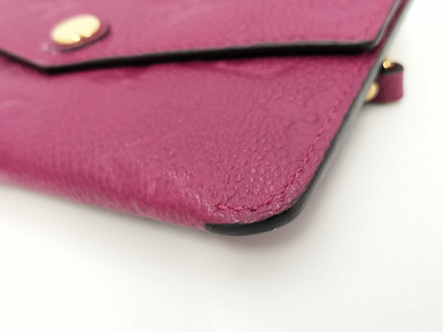 LOUIS VUITTON Monogram Empreinte/Pochette Cle Pouch Card Case/Pass Case/Business Card Holder