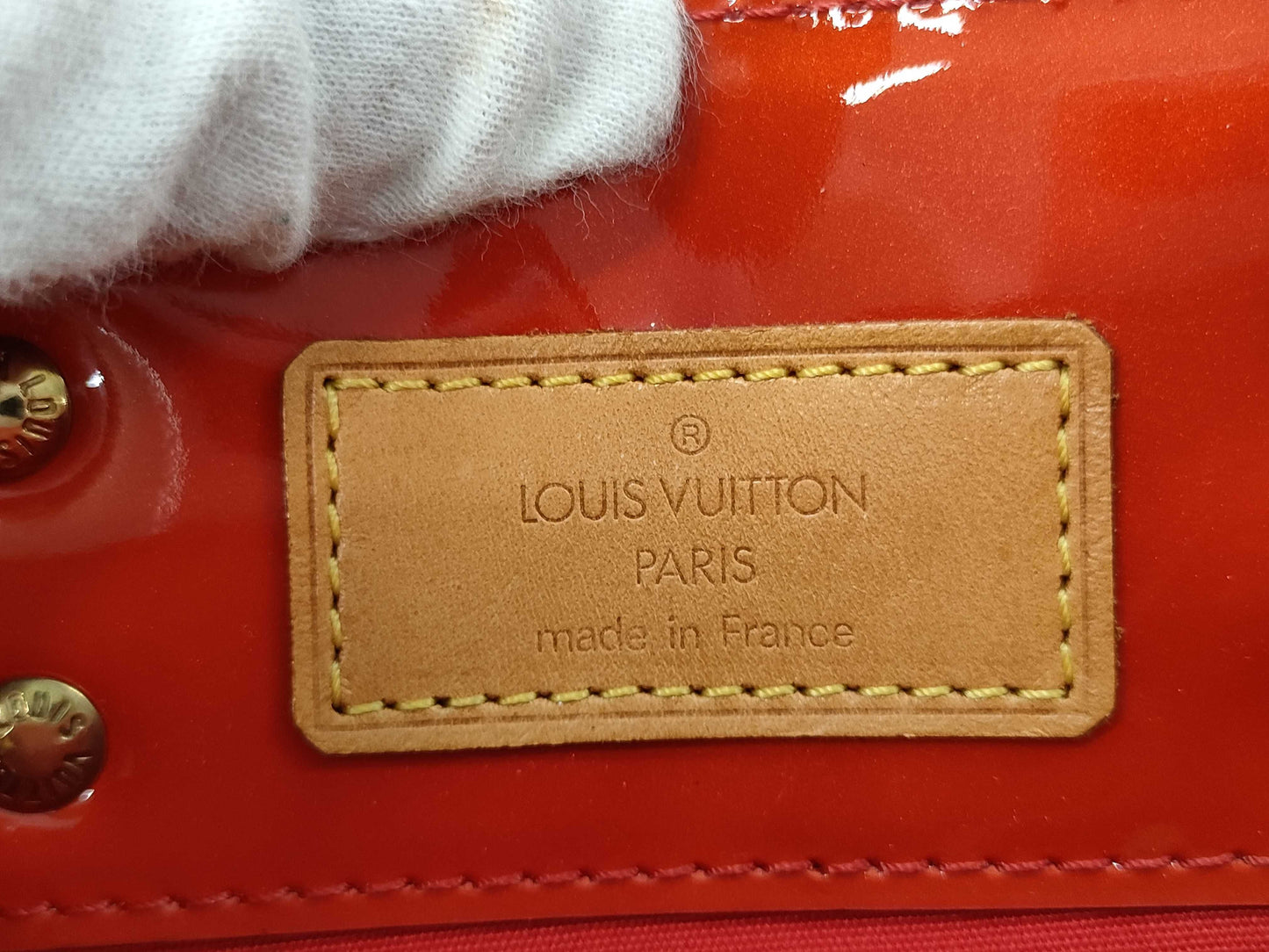 LOUIS VUITTON Vernis Lead PM Tote Bag