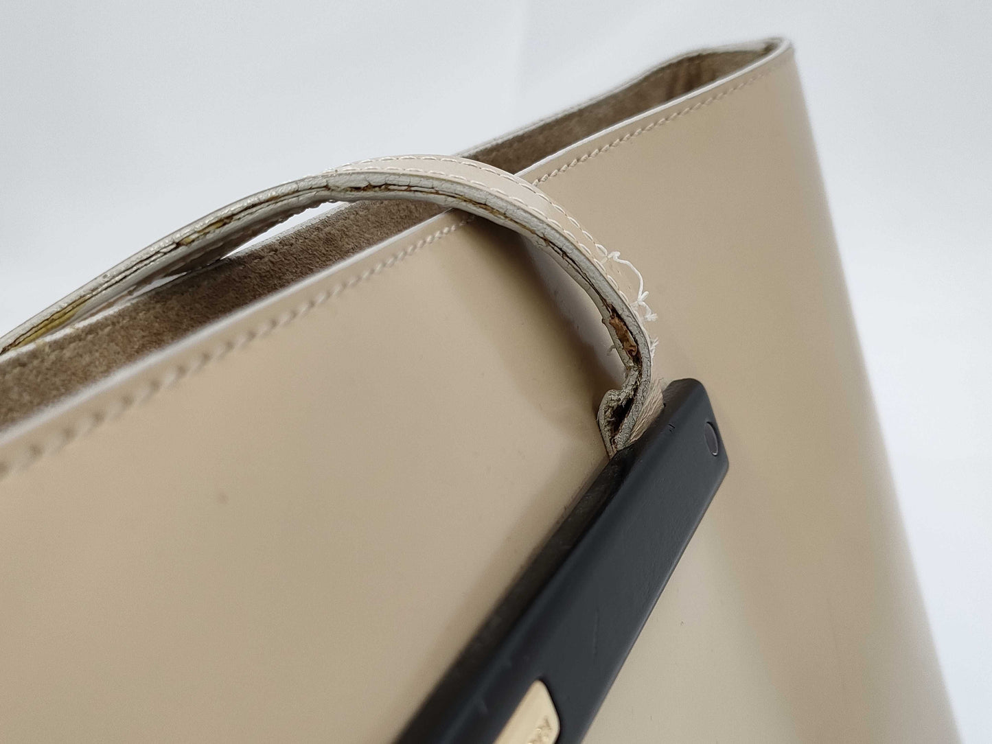 GUCCI Patent Leather Tote/Condition Considered Tote Bag