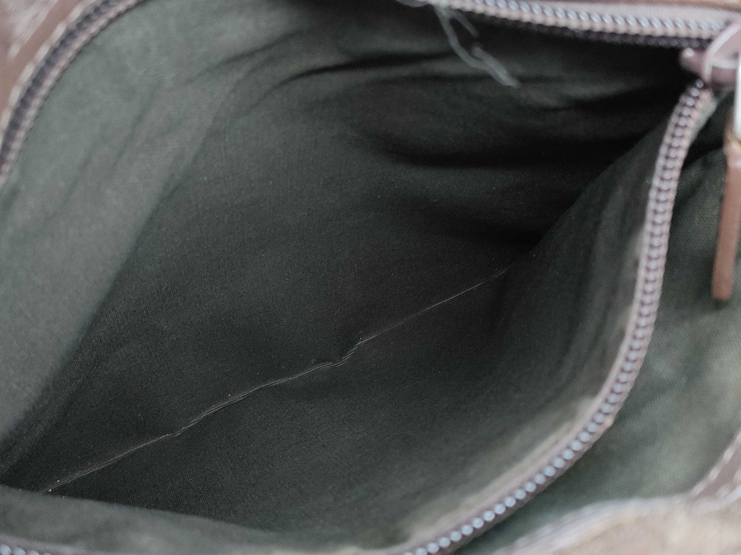 GUCCI 019・0348 GG Canvas Canvas x Leather Shoulder Bag