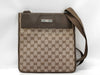 GUCCI 019・0348 GG Canvas Canvas x Leather Shoulder Bag