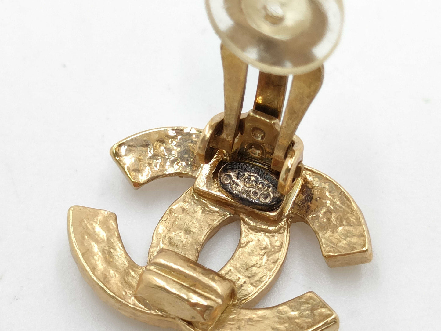 CHANEL 00 A Coco Mark Earrings