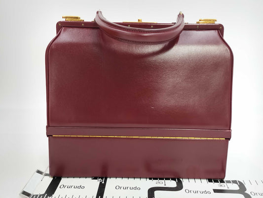 HERMES Box Calf Sac Mallet Steel Vintage Handbag