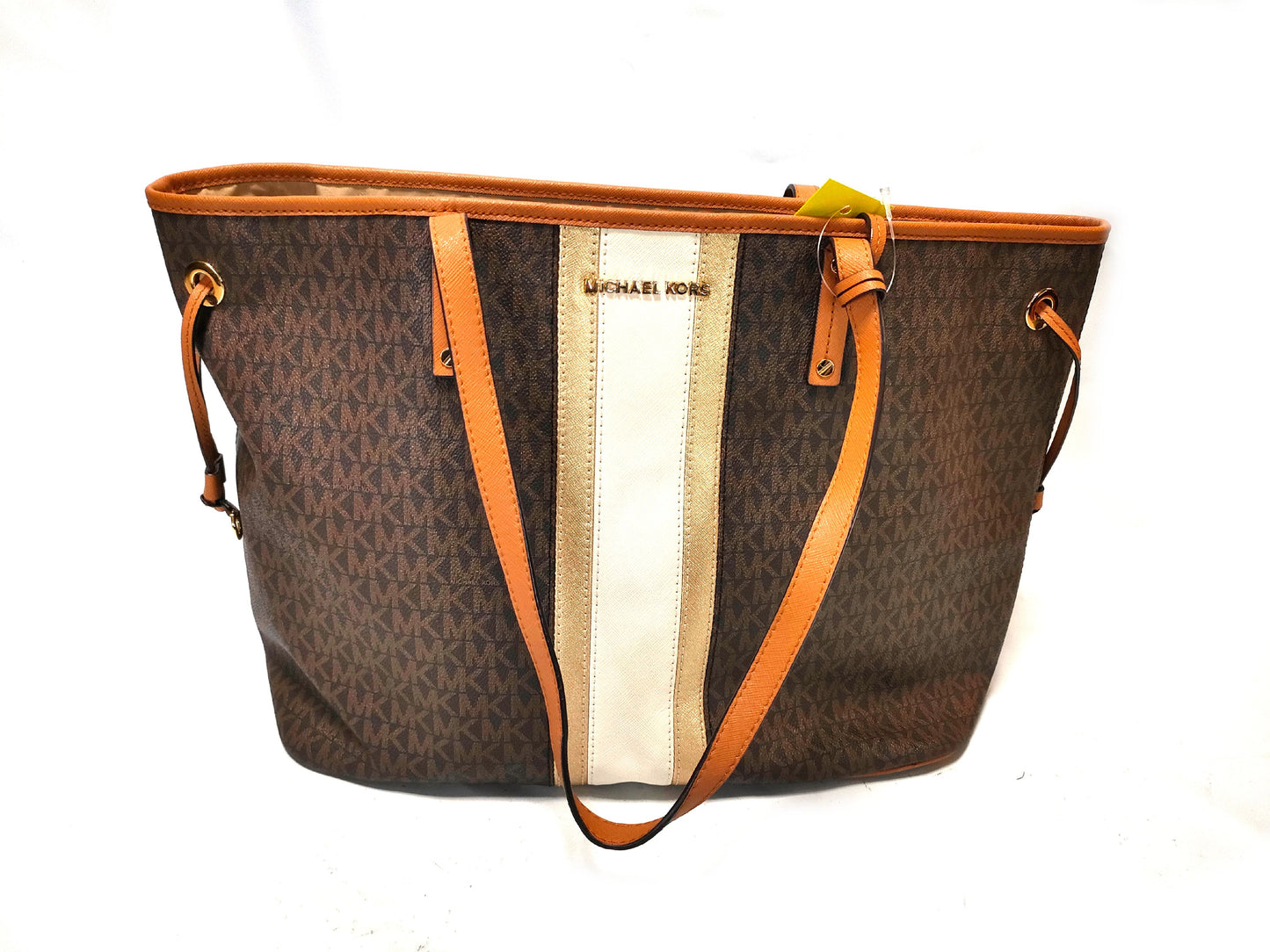 Michael Kors Leather Studded 2-Way Tote Bag