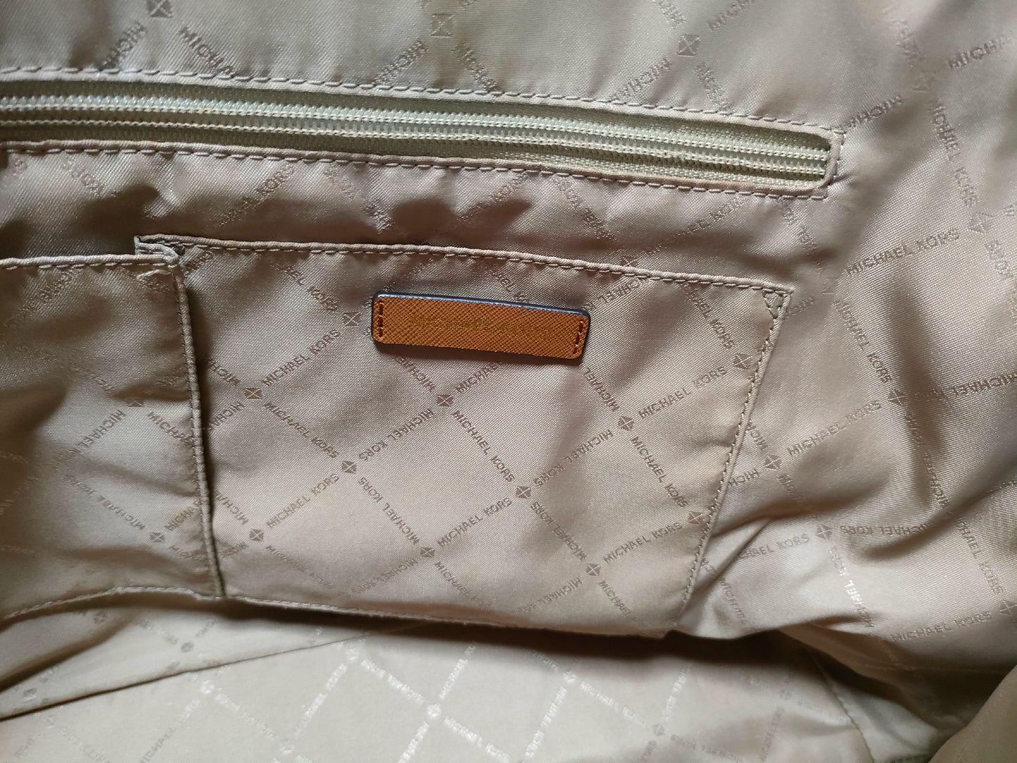 Michael Kors Leather Studded 2-Way Tote Bag