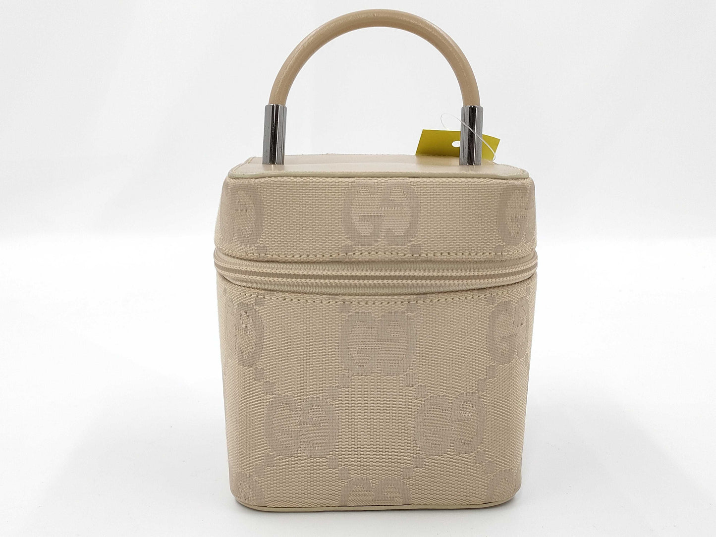 GUCCI GG Canvas Vanity/Top Handle Vanity Bag