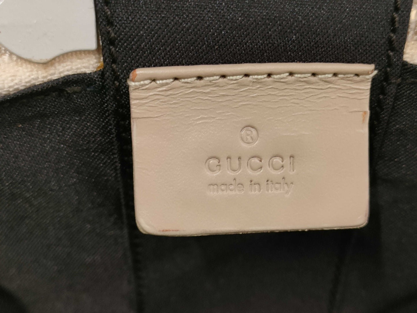 GUCCI GG Canvas Vanity/Top Handle Vanity Bag