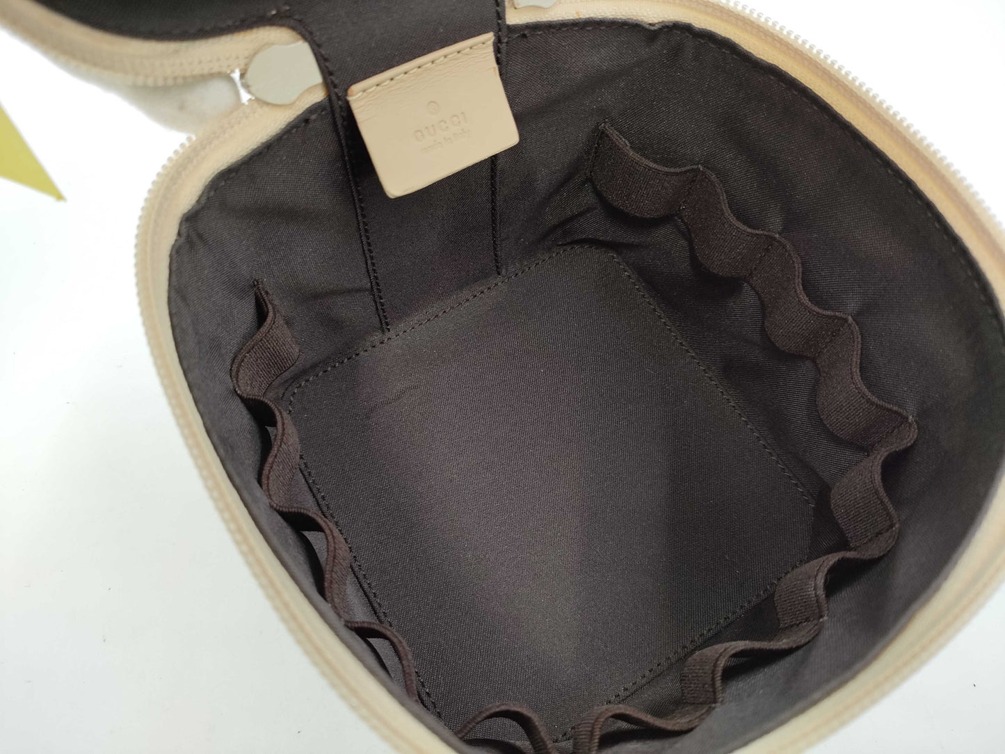 GUCCI GG Canvas Vanity/Top Handle Vanity Bag