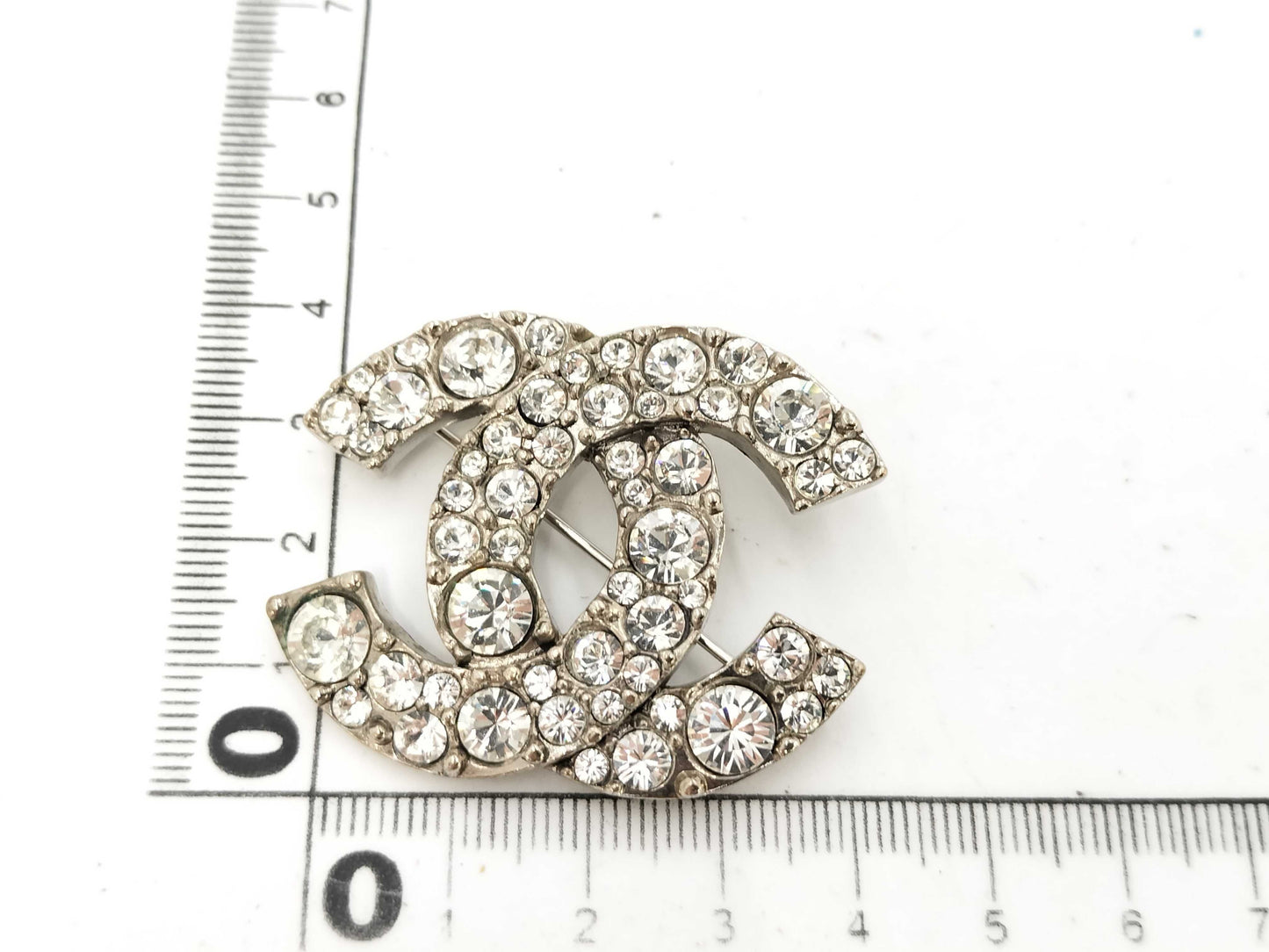 CHANEL Coco Mark/Rhinestone/D11/V Brooch