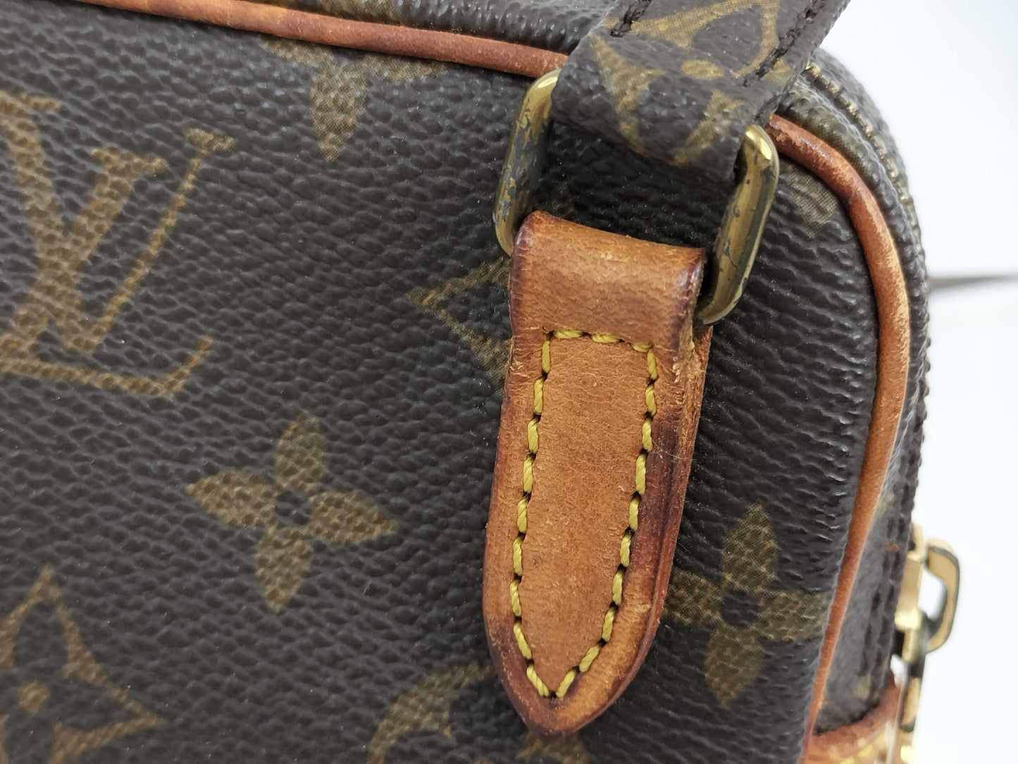 LOUIS VUITTON TH0952 Monogram M51828 Pochette Marly Bandouliere Shoulder Bag