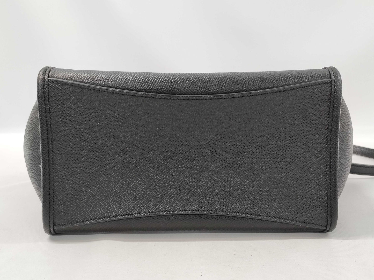 COACH Leather 2-Way Handbag with Stitch F11925