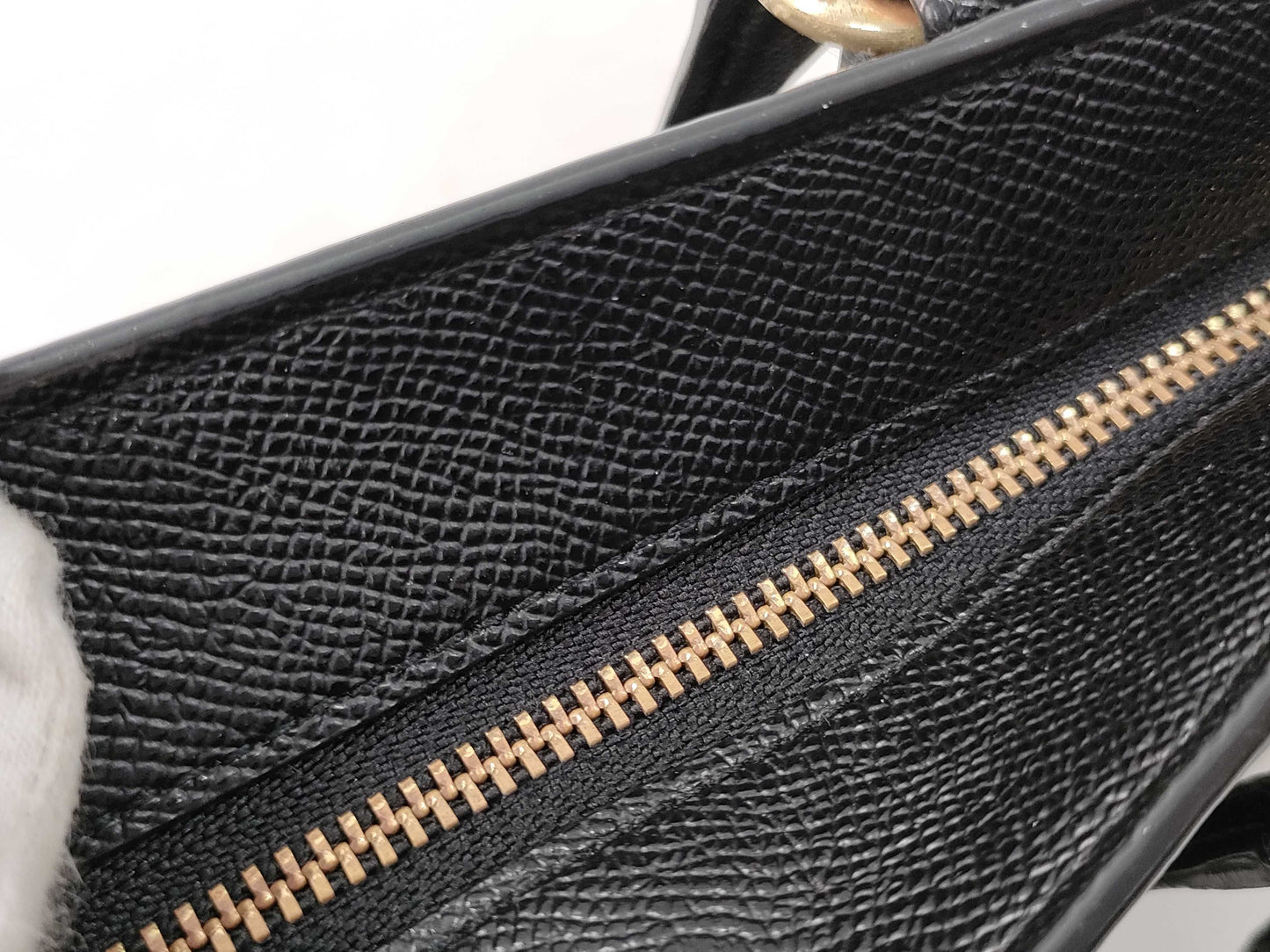 COACH Leather 2-Way Handbag with Stitch F11925