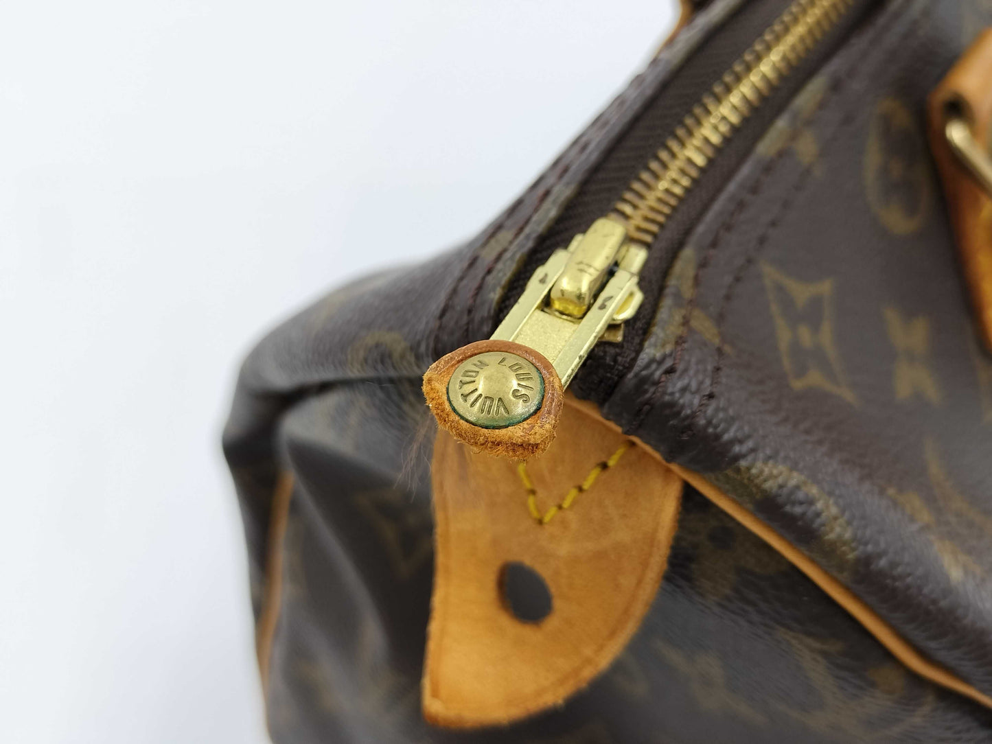 LOUIS VUITTON Monogram M41108 Speedy 30 Handbag with Lock