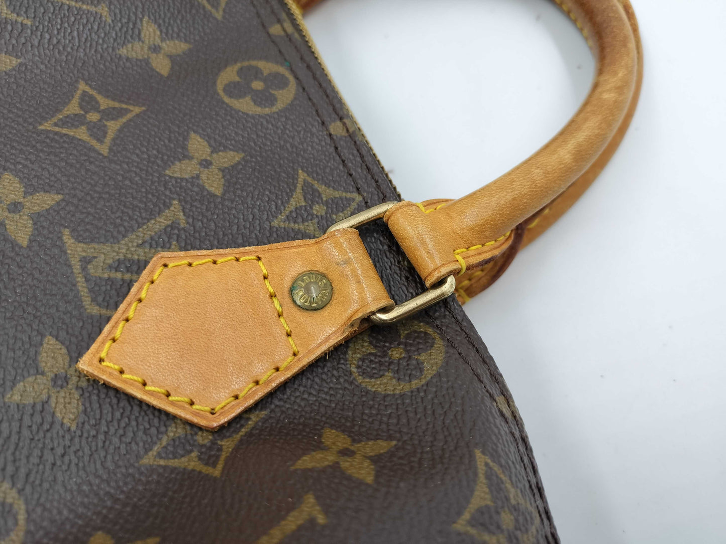 LOUIS VUITTON Monogram M41108 Speedy 30 Handbag with Lock