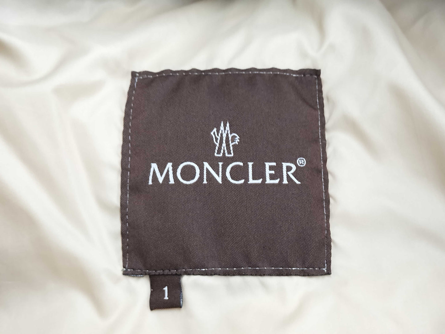 MONCLER Down/Brown Tag Jacket