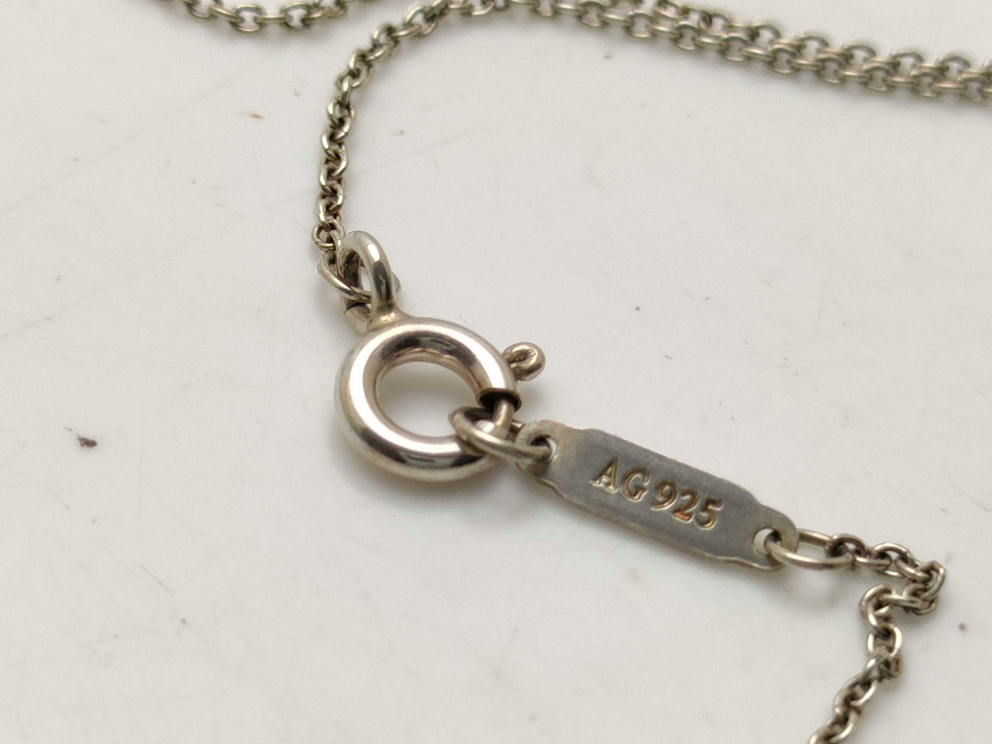 Tiffany & Co. Return to Tiffany Return to Blue/Double Heart Necklace Necklace