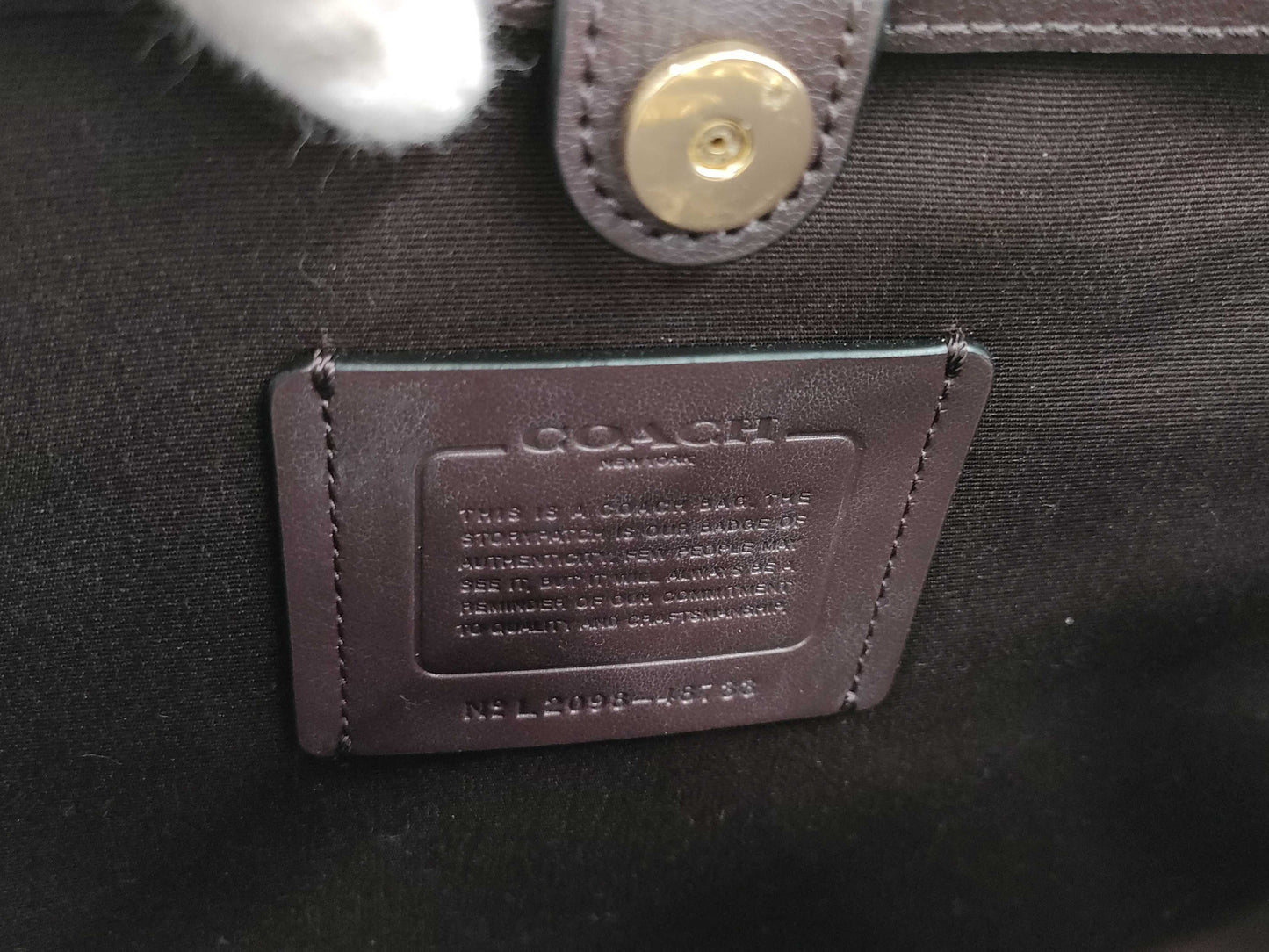 COACH 48733 2-way tote bag/shoulder bag