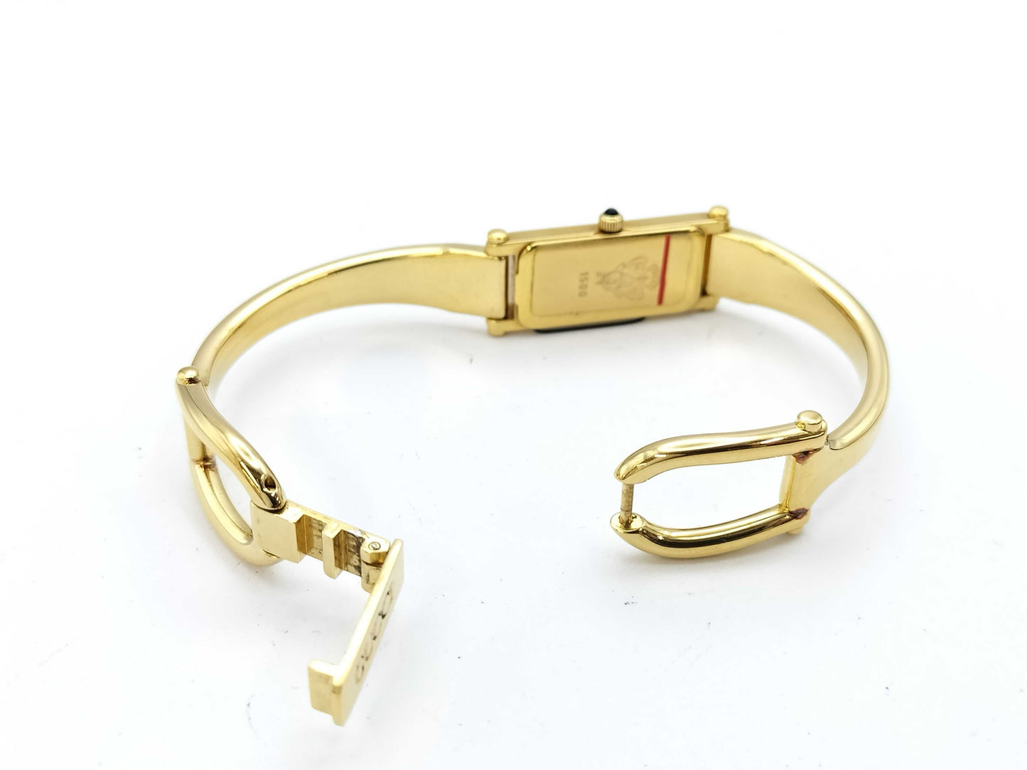 GUCCI GUCCI 1500 Gold/Black Dial Women's Watch